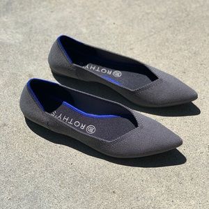 EUC Rothy’s The Point cloud grey Birdseye